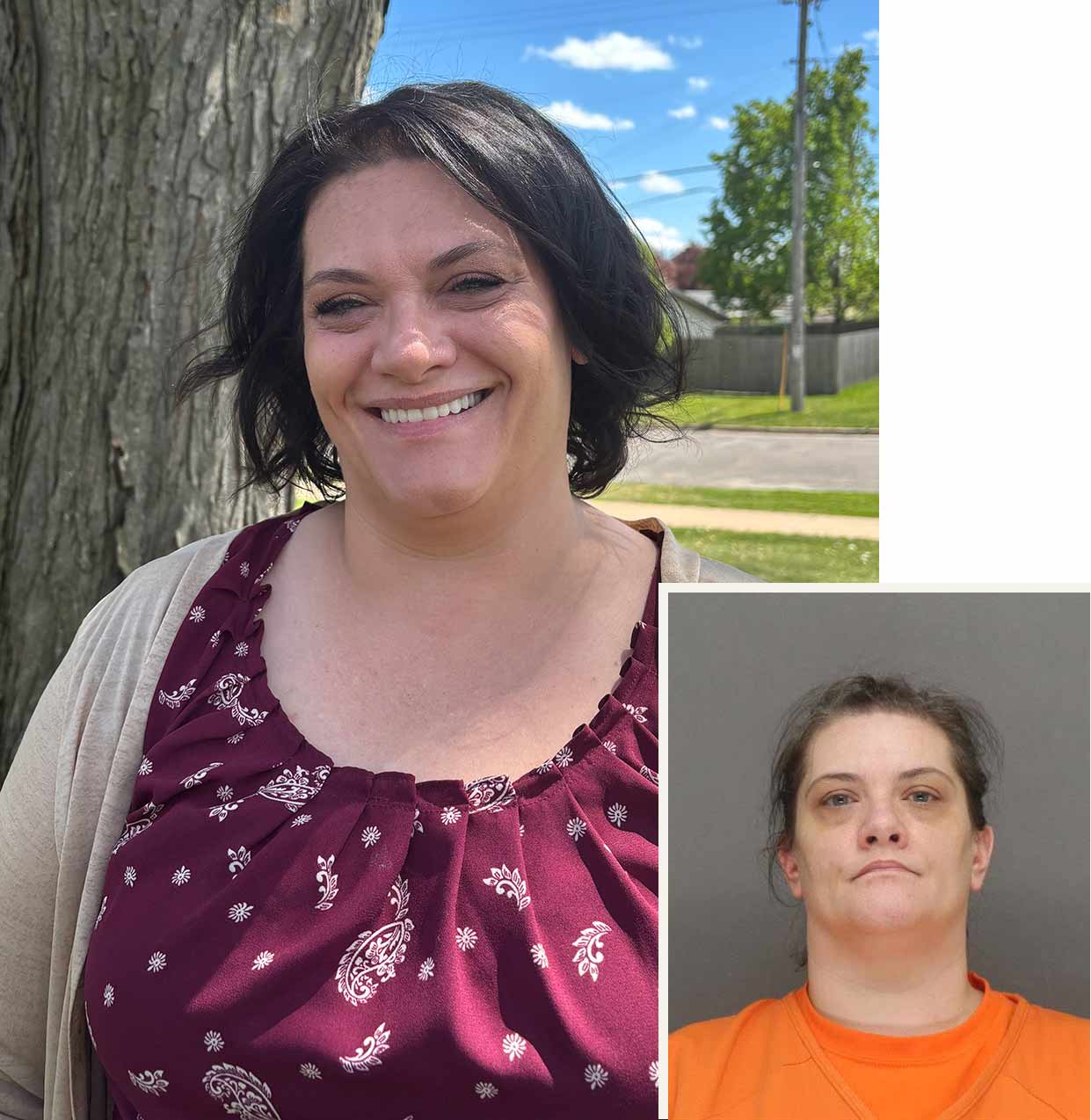 Mistee before and after photo